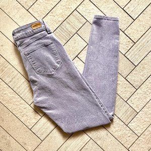 PAIGE Hoxton High Rise Light Violet Stretch Skinny Jeans Women Size 25
